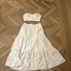 Lily Pulitzer white matching set